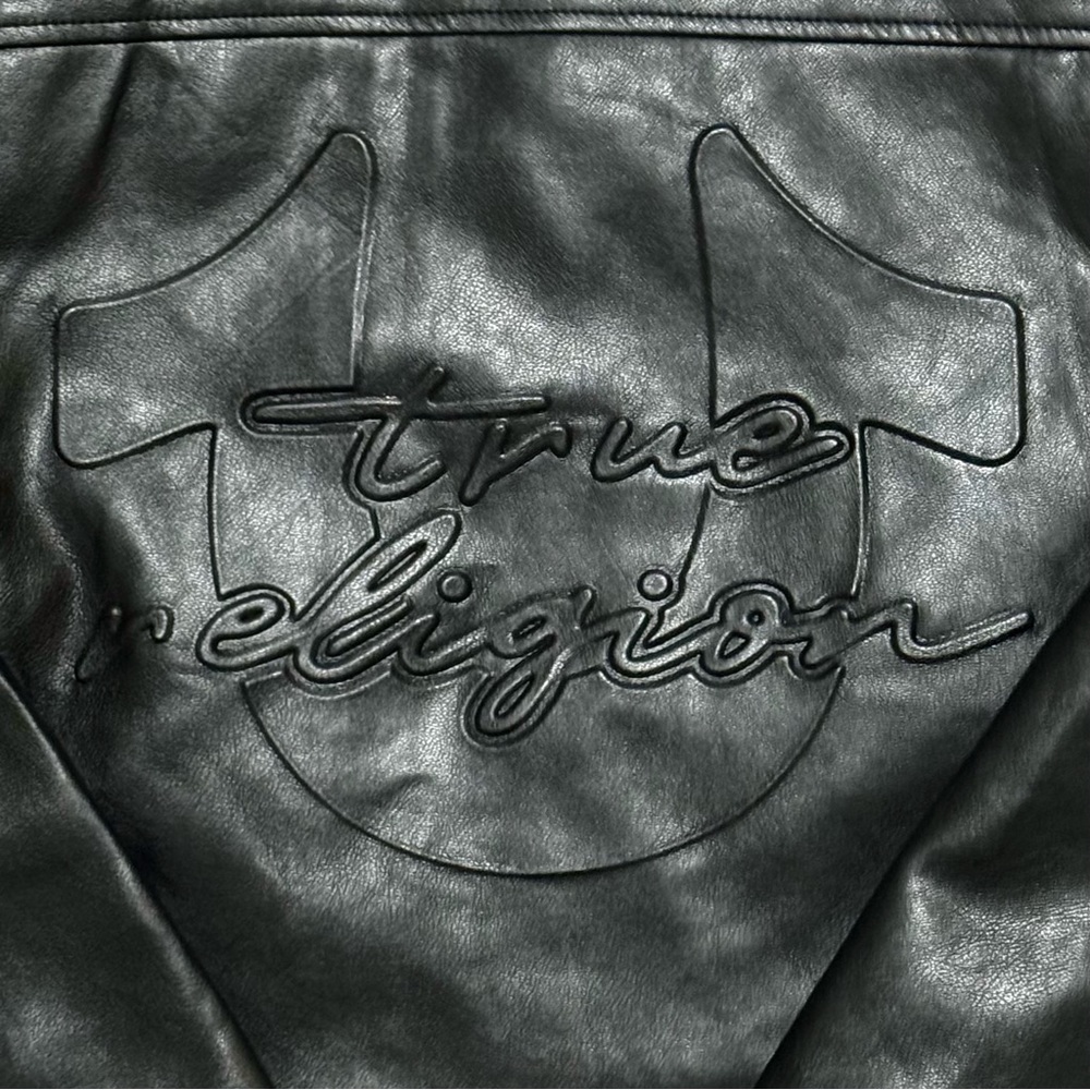 True Religion Cropped Biker Jacket - Picture 5 of 5